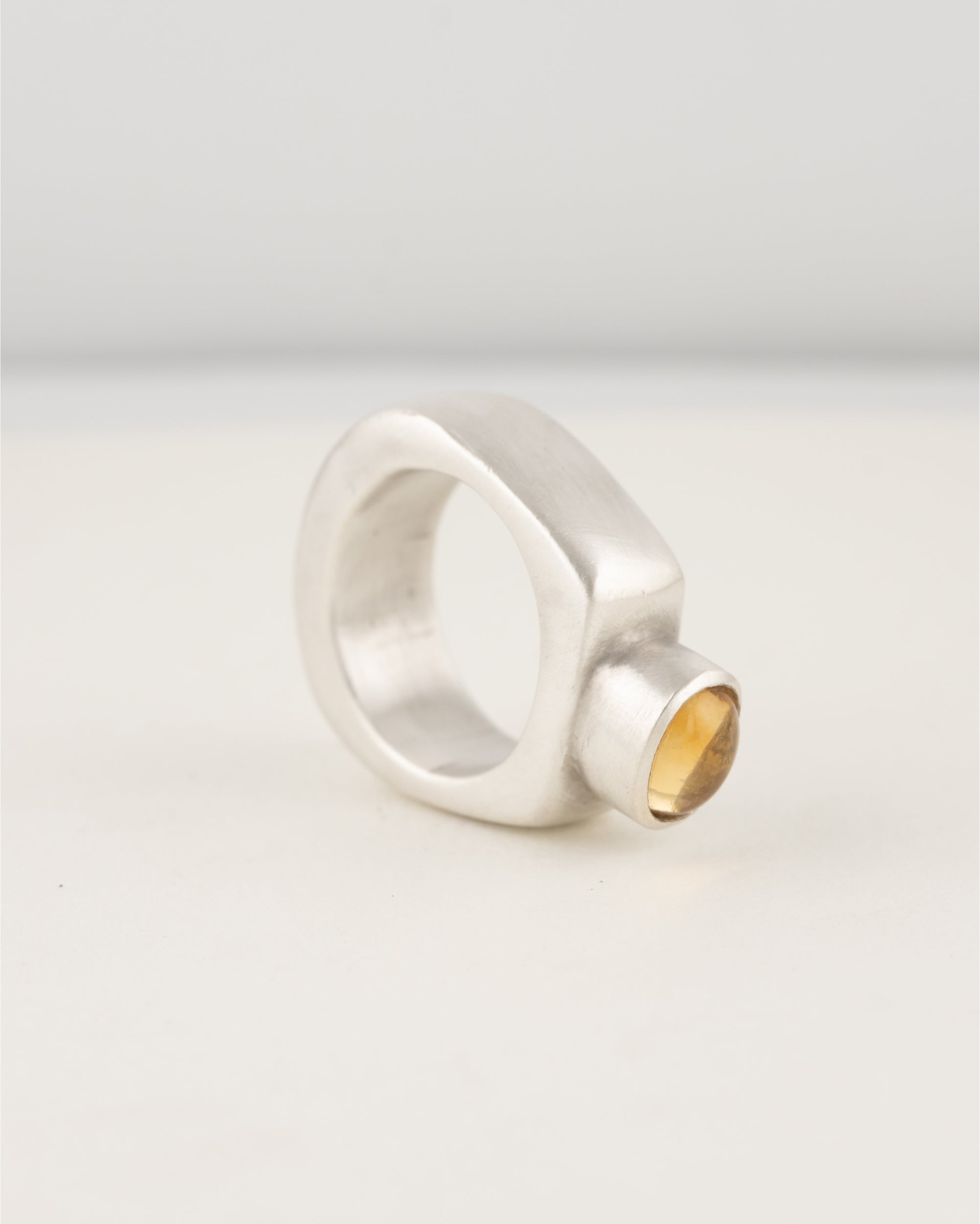 NOVA RING l Citrine Sculptural Ring l Cklasic Designs