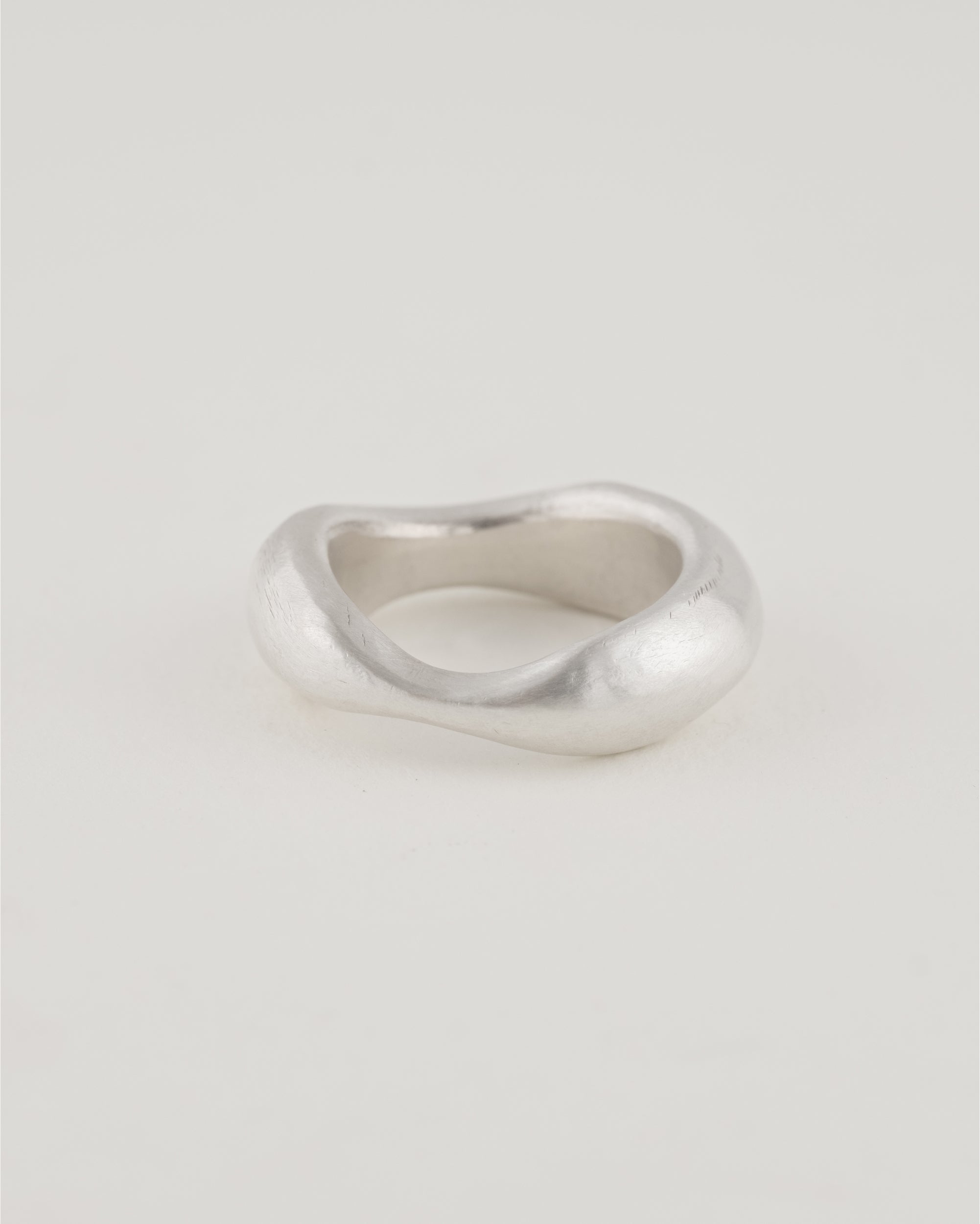 Ives Ring chunky solid sterling silver sculptural band