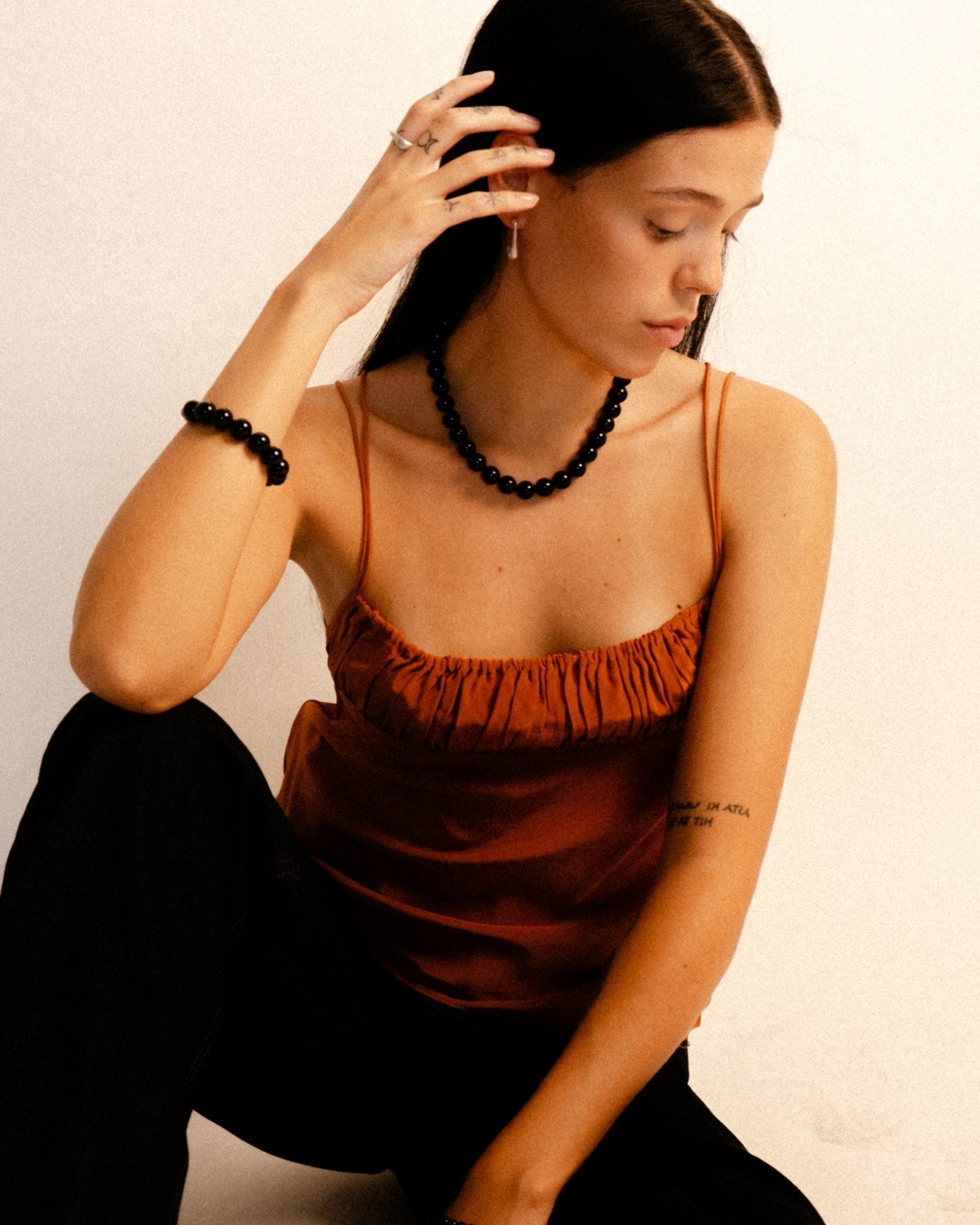 HINA BRACELET, ONYX - Cklasic Designs