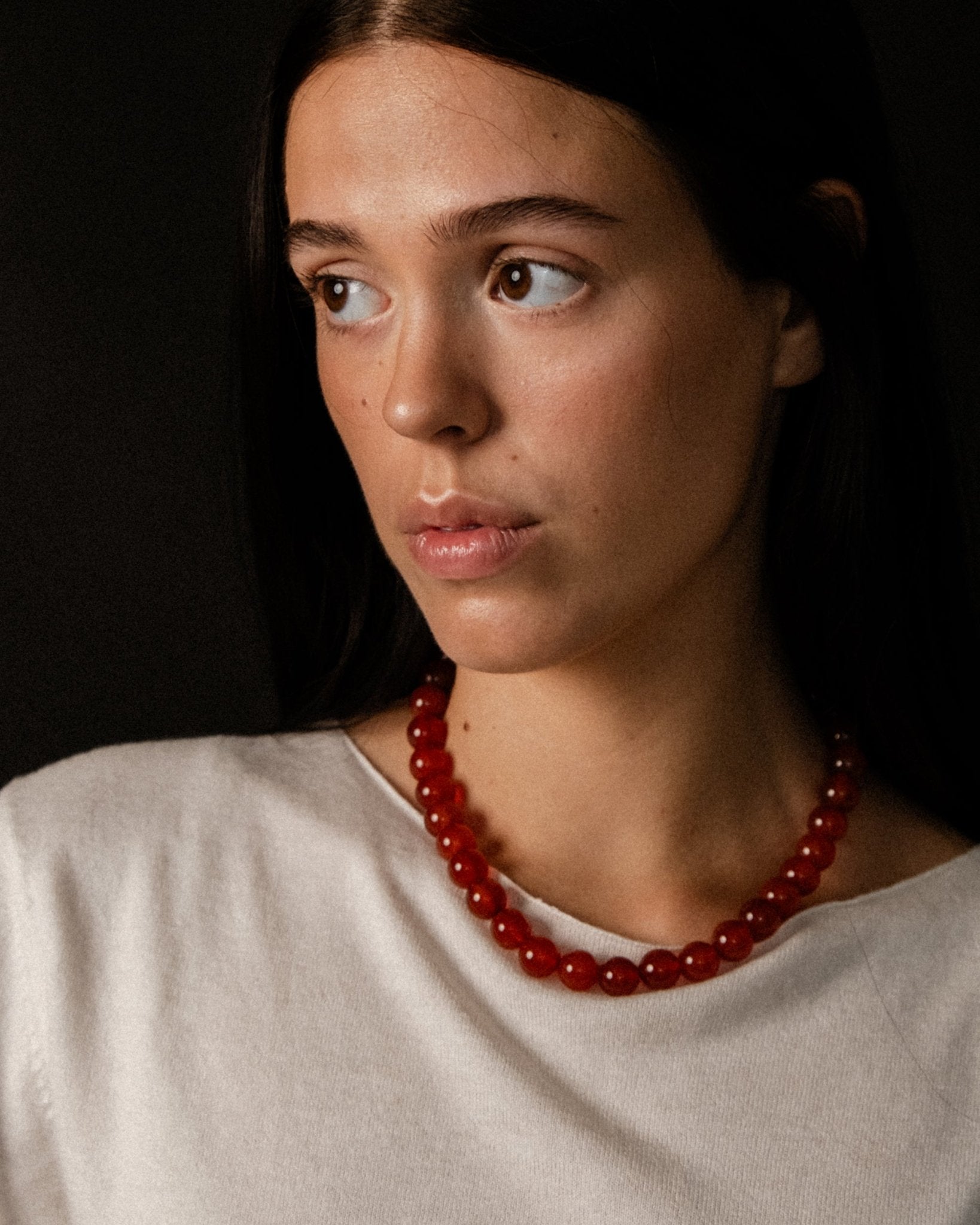 HINA NECKLACE, CARNELIAN - Cklasic Designs