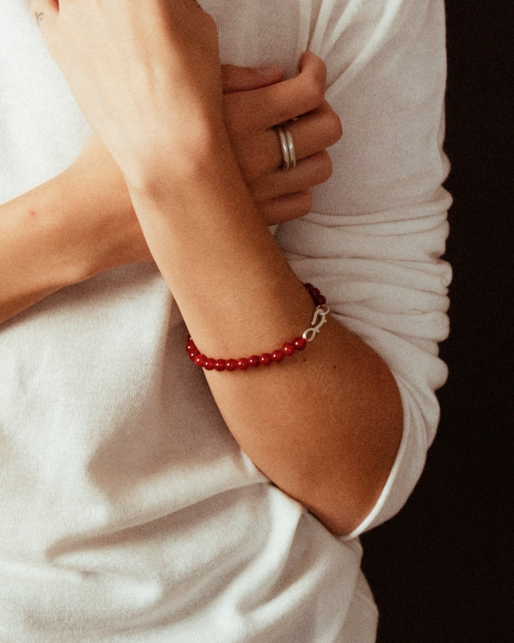 SMALL HINA BRACELET, CARNELIAN - Cklasic Designs