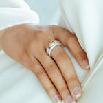 CKLASIC Ovie ring photographed as minimalist jewelry
