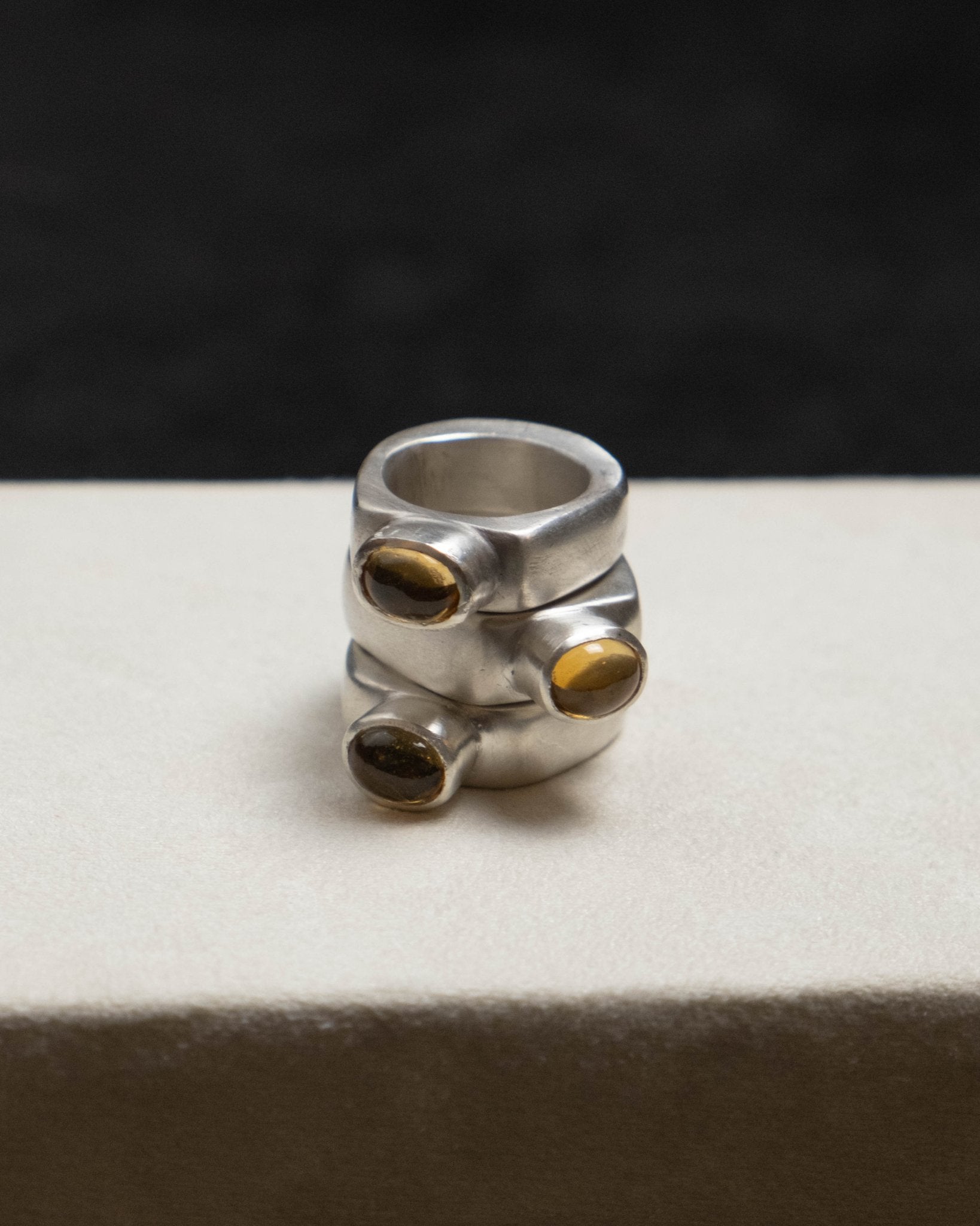 NOVA RING l Citrine Sculptural Ring l Cklasic Designs