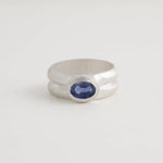 Sculptural Kuva ring photographed against neutral background