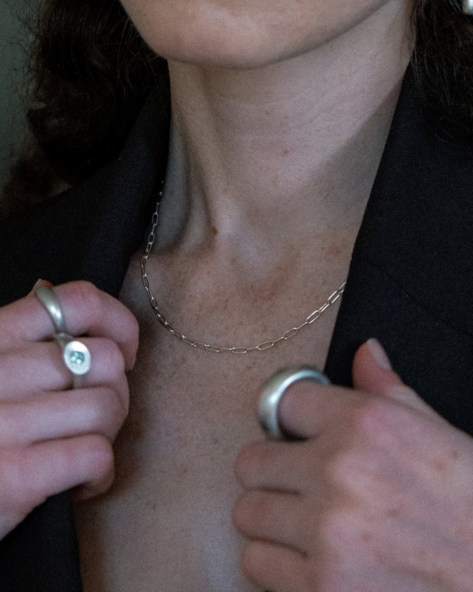 DELICATE PAPERCLIP NECKLACE - Cklasic Designs