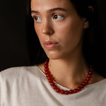 HINA NECKLACE, CARNELIAN - Cklasic Designs