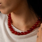 HINA NECKLACE, CARNELIAN - Cklasic Designs