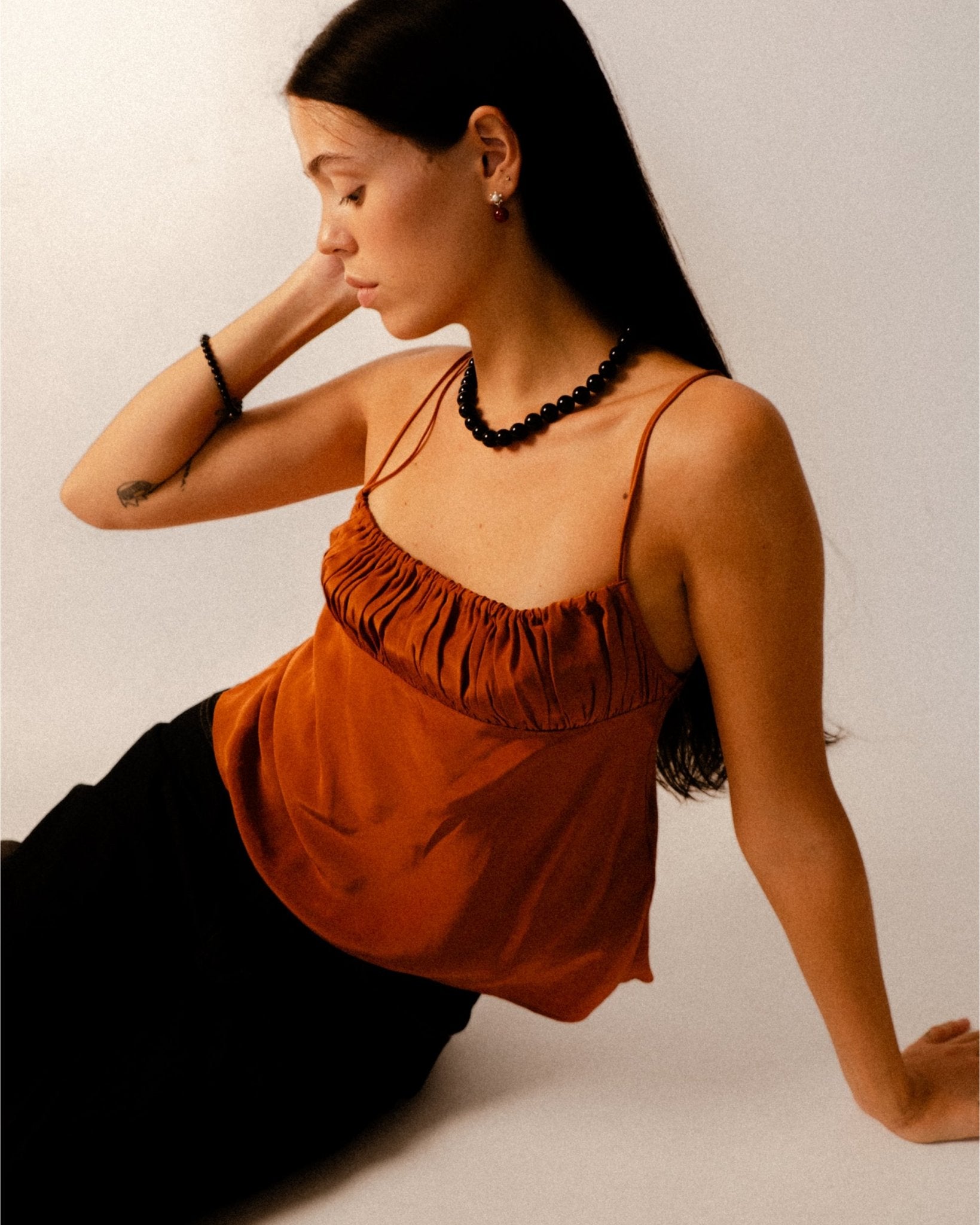 HINA NECKLACE, ONYX - Cklasic Designs