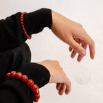 SMALL HINA BRACELET, CARNELIAN - Cklasic Designs