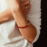 SMALL HINA BRACELET, CARNELIAN - Cklasic Designs