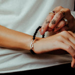 SMALL HINA BRACELET, ONYX - Cklasic Designs