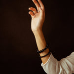 SMALL HINA BRACELET, ONYX - Cklasic Designs