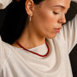 SMALL HINA NECKLACE, CARNELIAN - Cklasic Designs