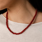 SMALL HINA NECKLACE, CARNELIAN - Cklasic Designs