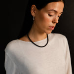 SMALL HINA NECKLACE, ONYX - Cklasic Designs
