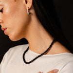 SMALL HINA NECKLACE, ONYX - Cklasic Designs